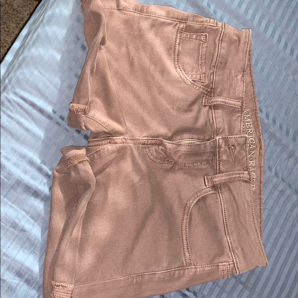 AE high wasted PURPLE  jean shorts
